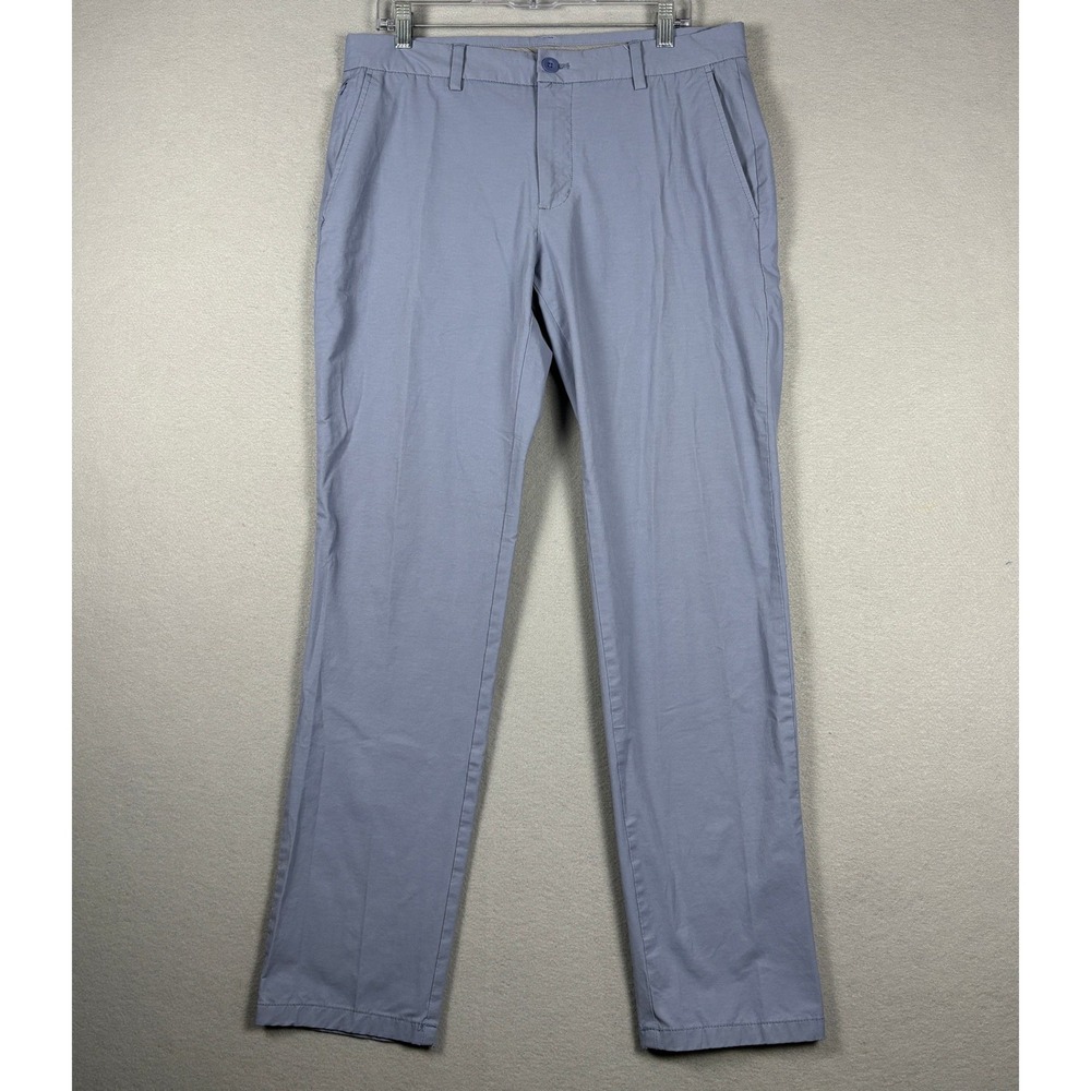 Vineyard Vines On-The-Go Pant Slim Fit Chino 34x32 Blue Performance Stretch